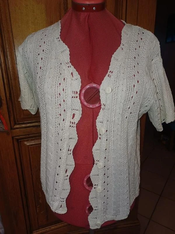 Camisa de malha branca tamanho 38 – photo 7